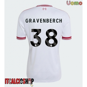 Liverpool Ryan Gravenberch #38 Seconda Maglia 2026-27 Manica Corta Liverpool Ryan Gravenberch #38 Seconda Maglia 2026-27 Manica Corta